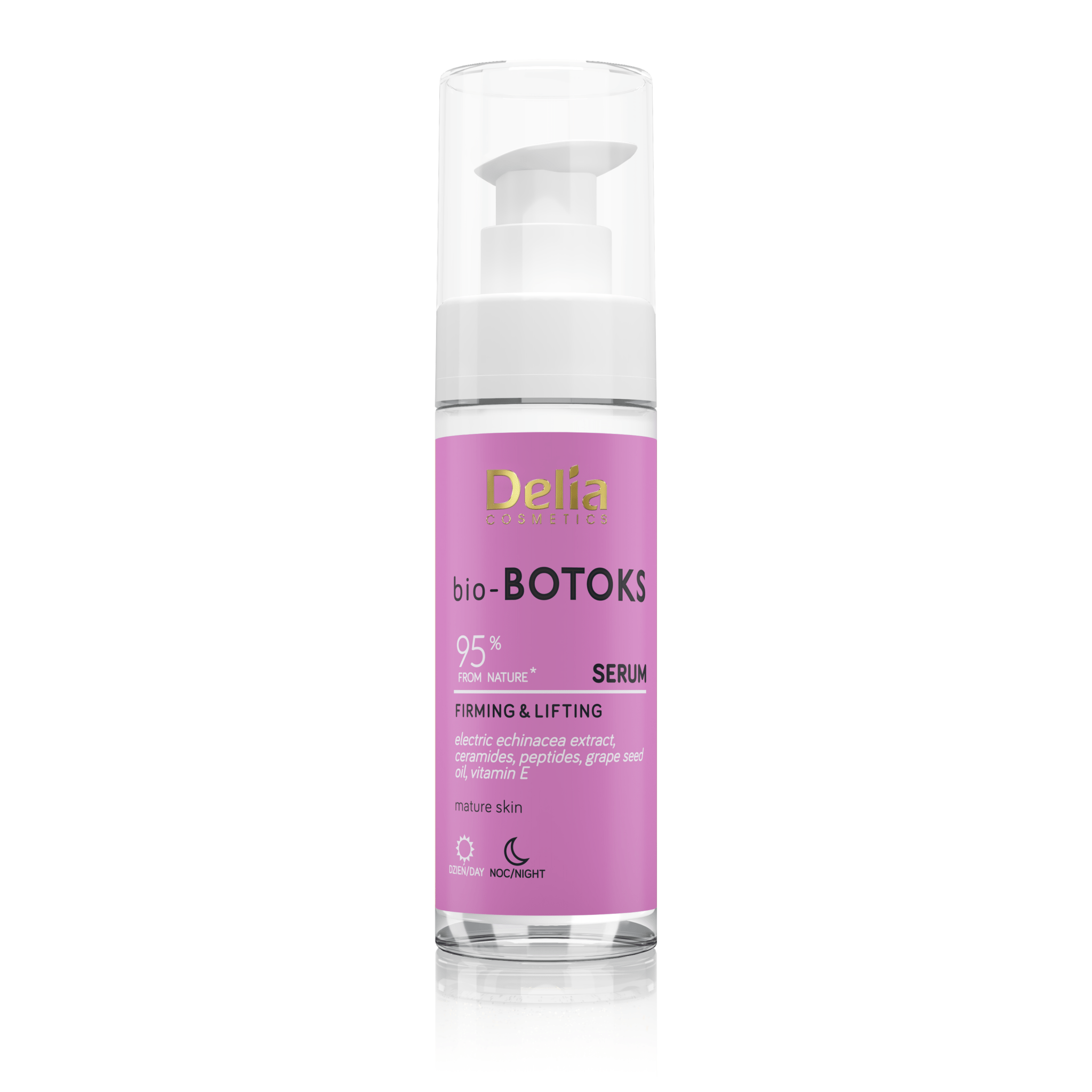 سيروم BIO - BOTOKS بنسبة 95% لشد البشرة ورفعها نهارًا/ليلاً 30 مل - Delia Cosmetics