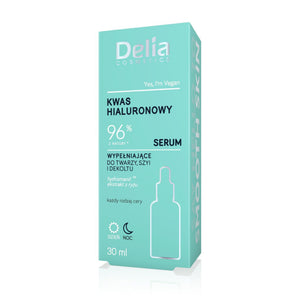 سيروم حمض الهيالورونيك بنسبة 96% يملأ الوجه والرقبة 30 مل - Delia Cosmetics