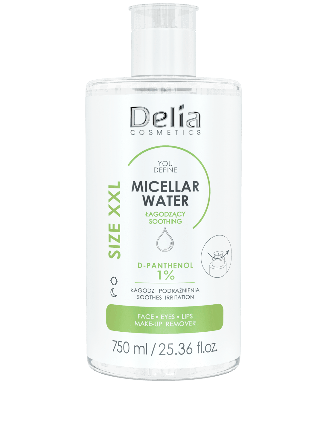 YOU DEFINE - Soothing Micellar 750ml - Delia Cosmetics