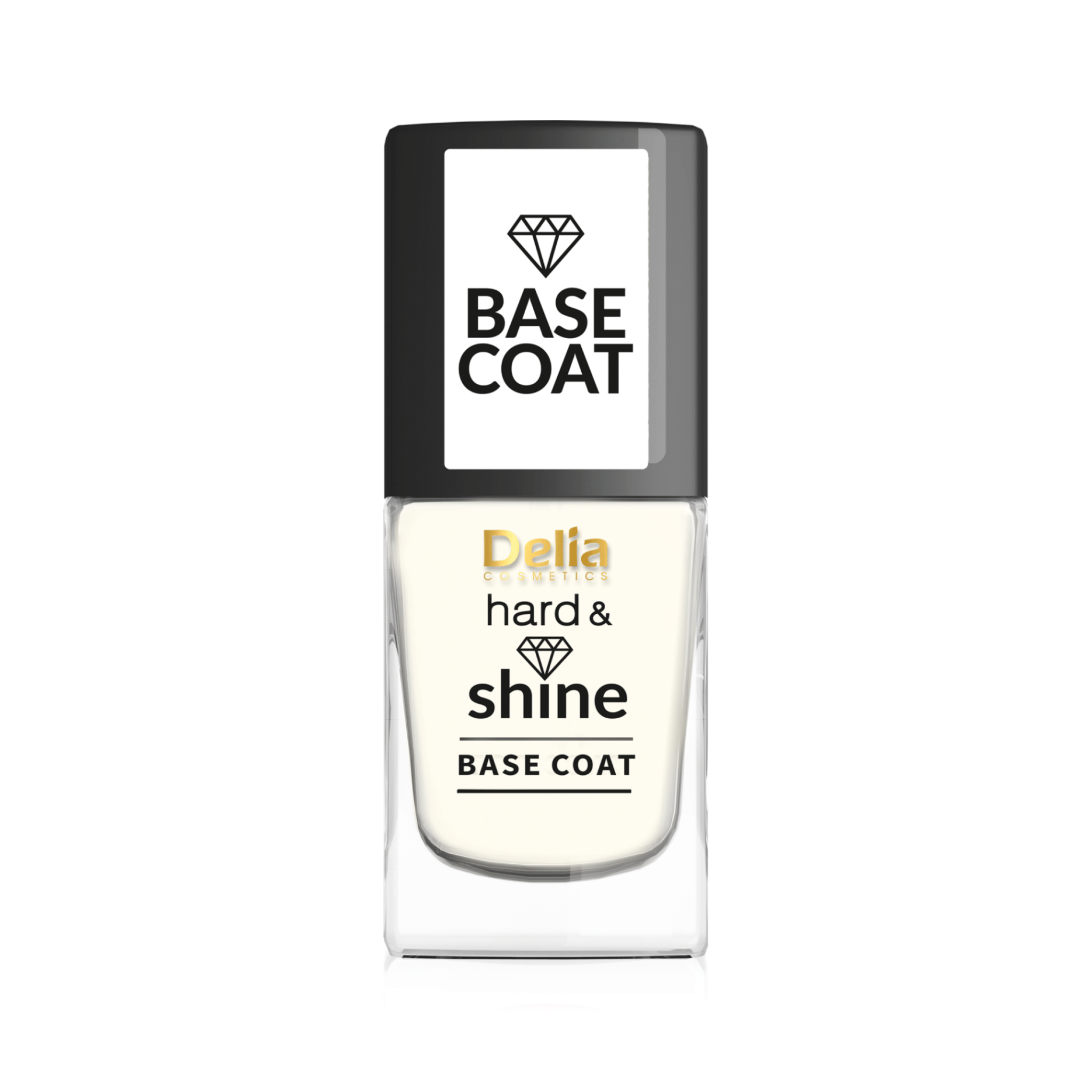 Base Coat Hard & Shine صلبة ولامعة 11 مل - Delia Cosmetics