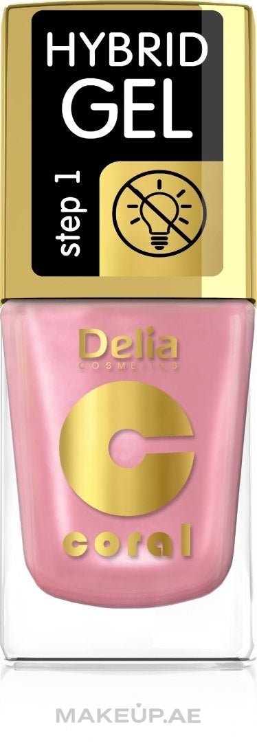 Coral Hybrid Gel 01 red 11ml - Delia Cosmetics