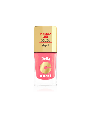 Coral Hybrid Gel 01 red 11ml - Delia Cosmetics