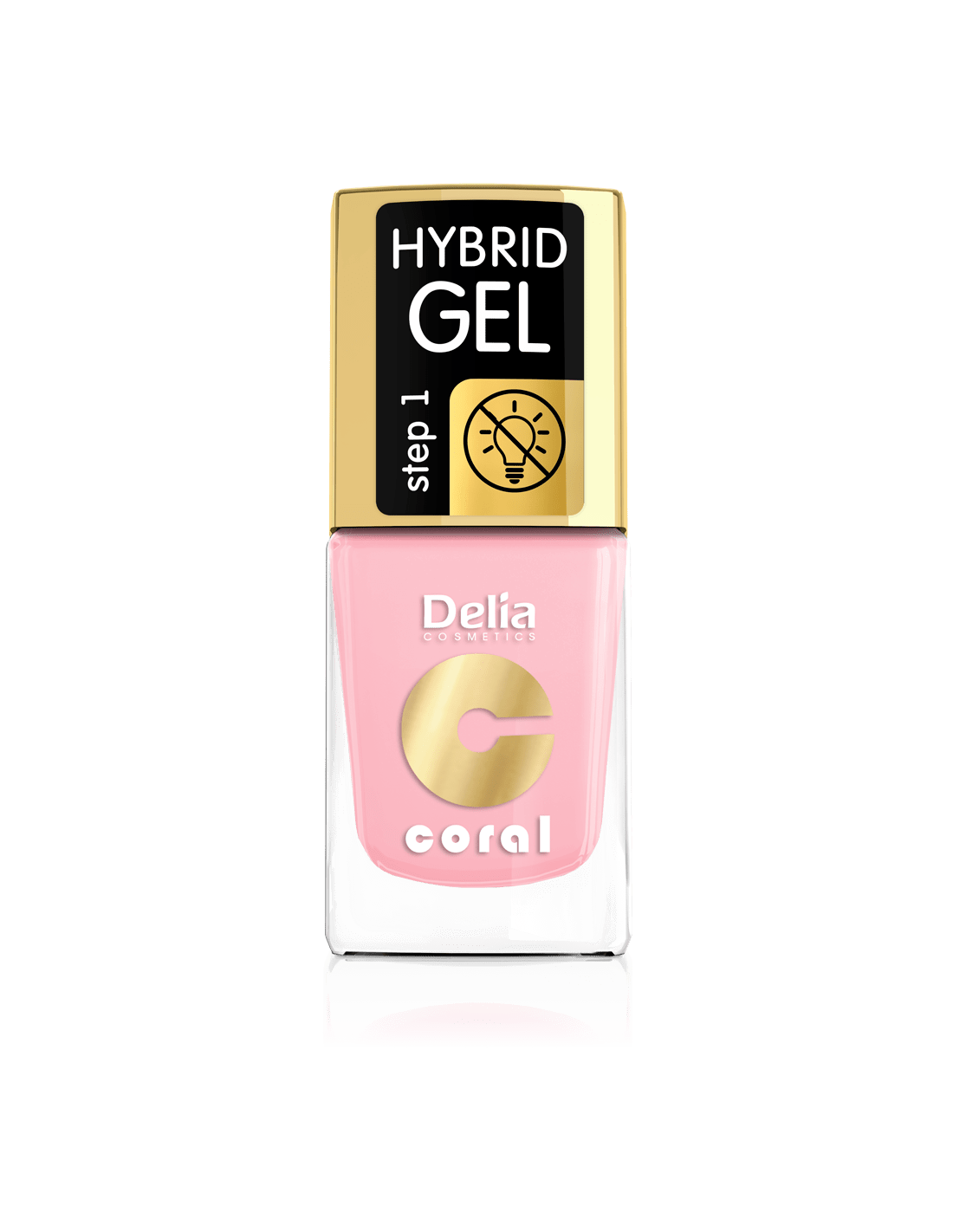 Coral Hybrid Gel 01 red 11ml - Delia Cosmetics