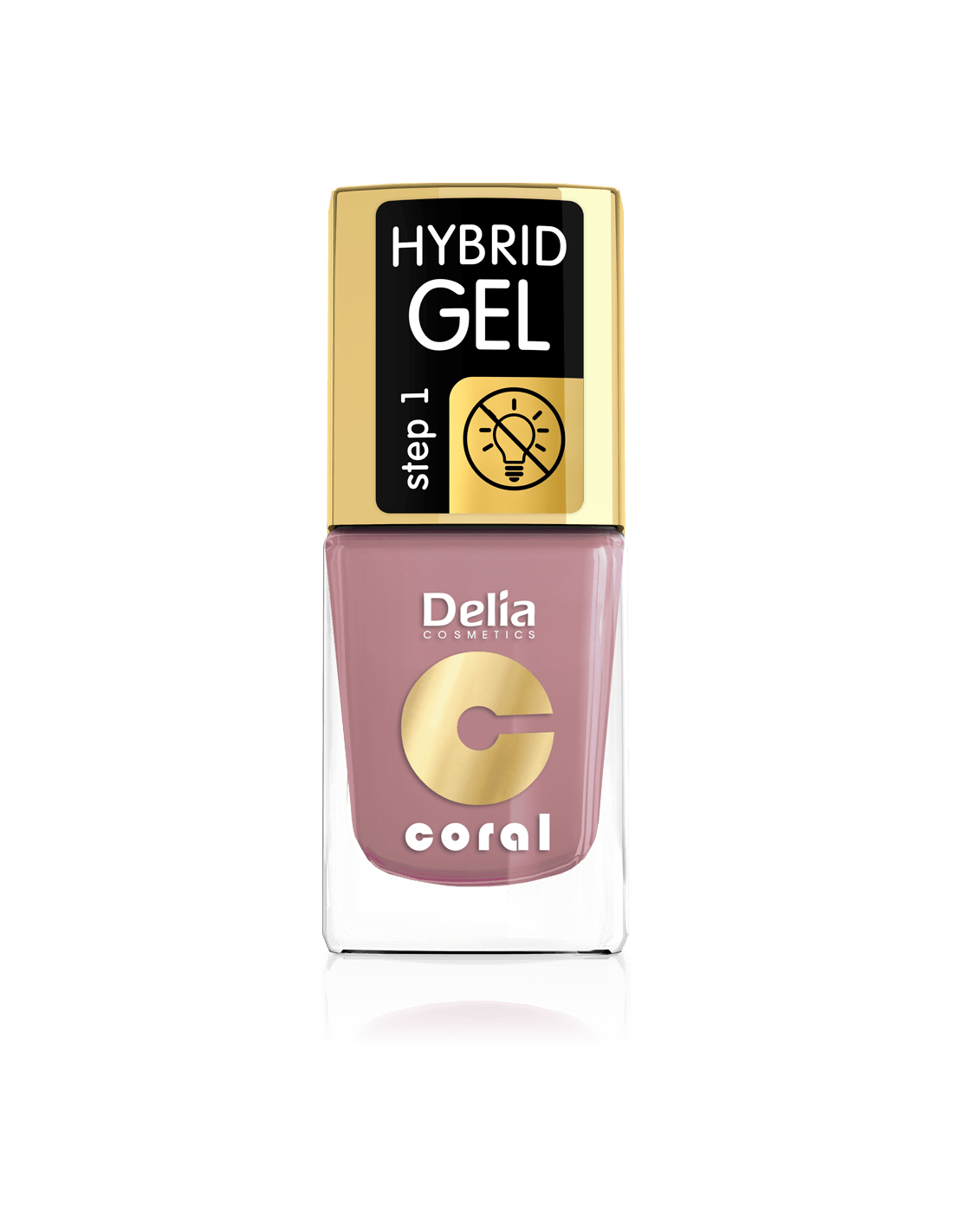 Coral Hybrid Gel 01 red 11ml - Delia Cosmetics