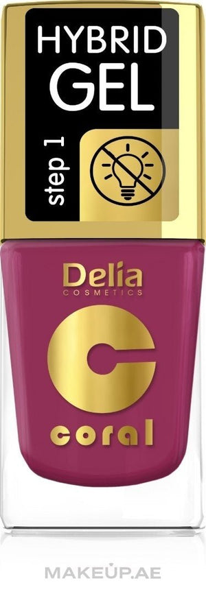 Coral Hybrid Gel 01 red 11ml - Delia Cosmetics