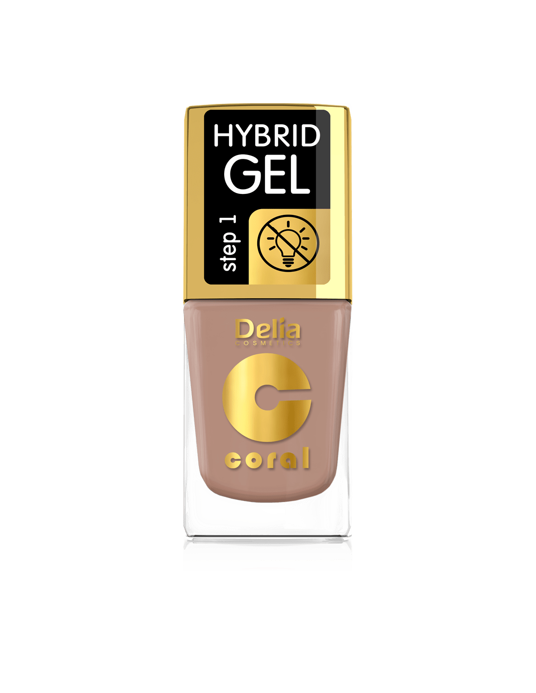 Coral Hybrid Gel 01 red 11ml - Delia Cosmetics
