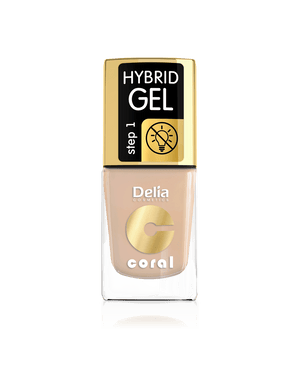 Coral Hybrid Gel 01 red 11ml - Delia Cosmetics