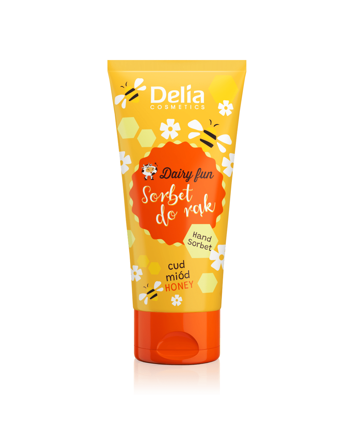 DAIRY FUN - Hand Sorbet Honey 50ml - Delia Cosmetics