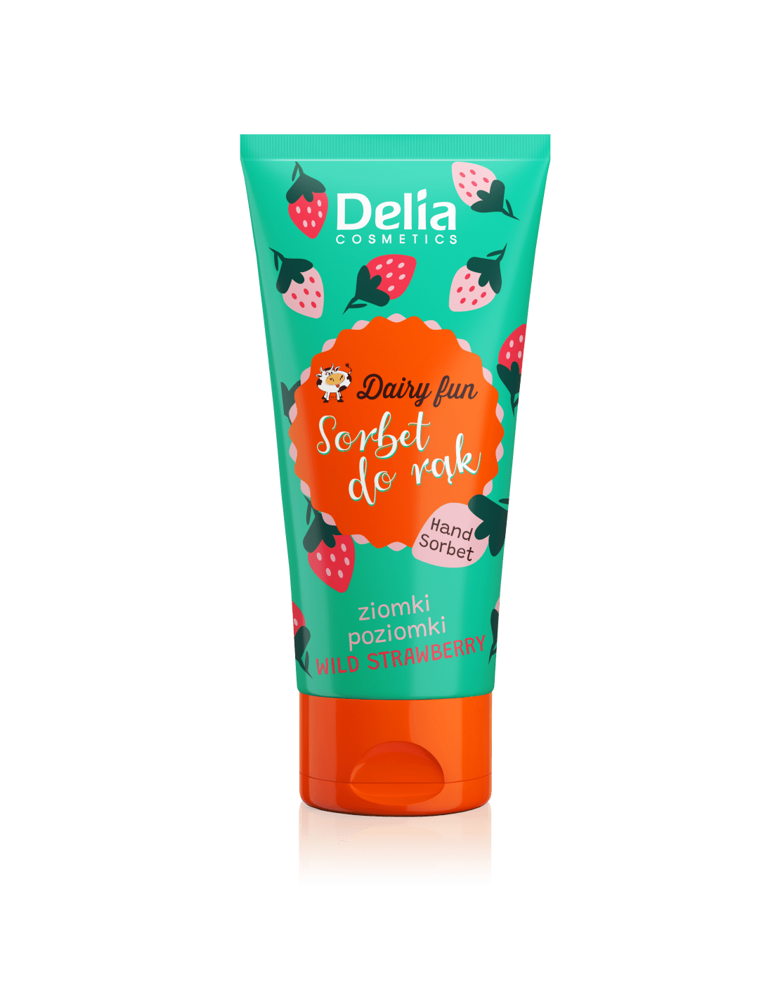 DAIRY FUN - Hand Sorbet Wild Strawberry 50ml - Delia Cosmetics