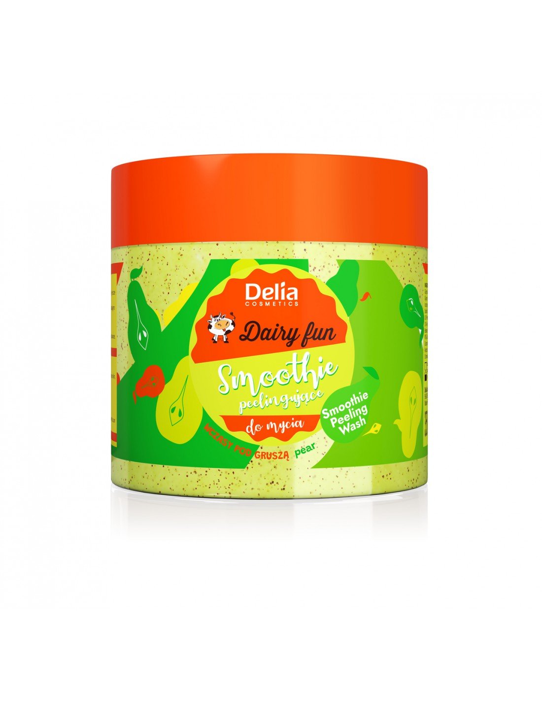 DAIRY FUN - Peeling Soothie Body Wash Pear 350 g - Delia Cosmetics