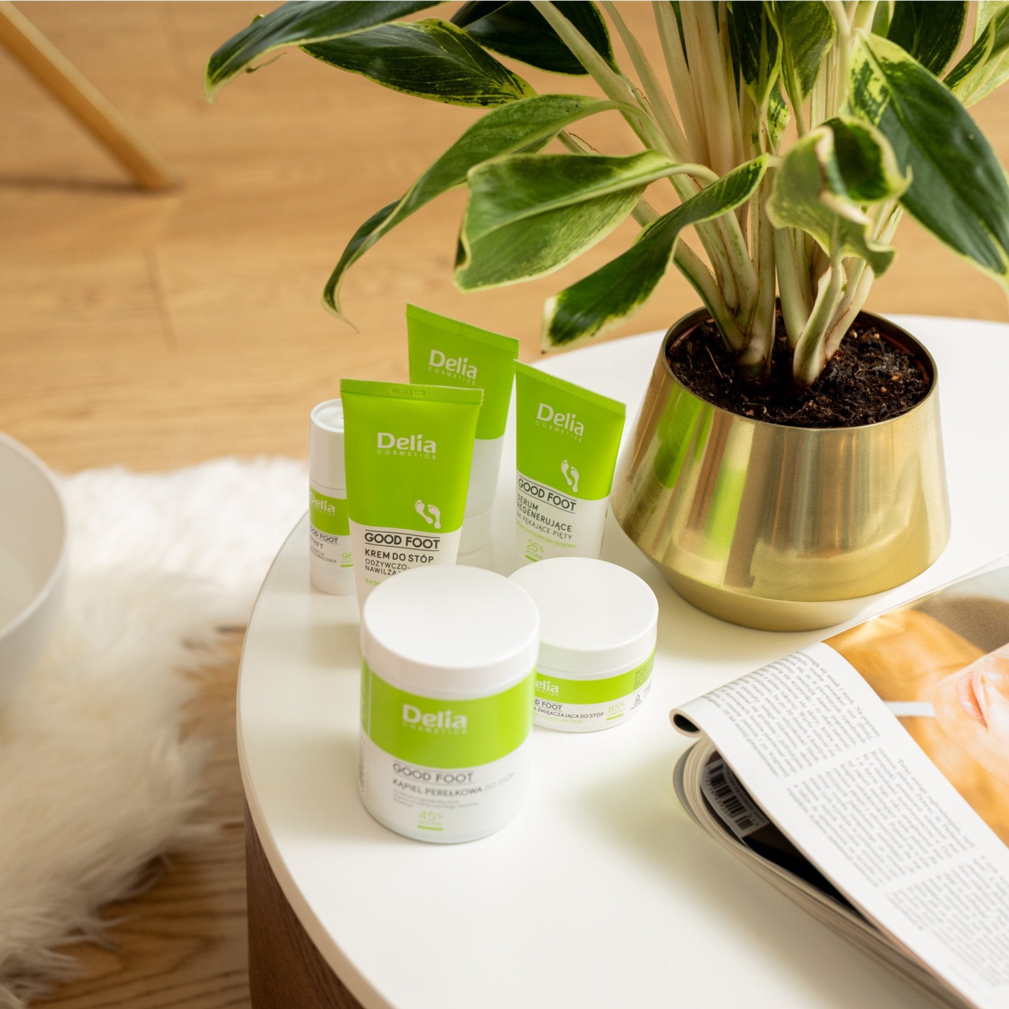 حمام لؤلؤي GOOD FOOT للعناية بالقدمين 250 جرام - Delia Cosmetics
