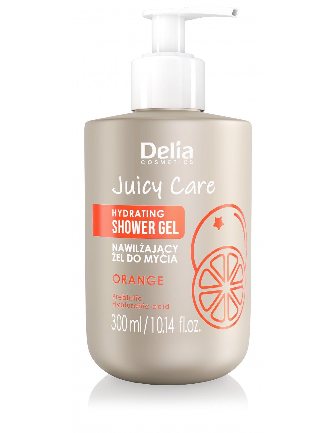 JUICY CARE - Hydrating Shower Gel Orange 300ml - Delia Cosmetics