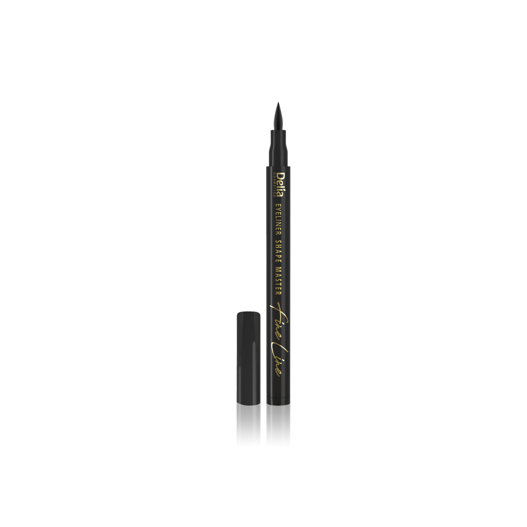 قلم تحديد العيون SHAPE MASTER FINE LINE باللون الأسود - Delia Cosmetics