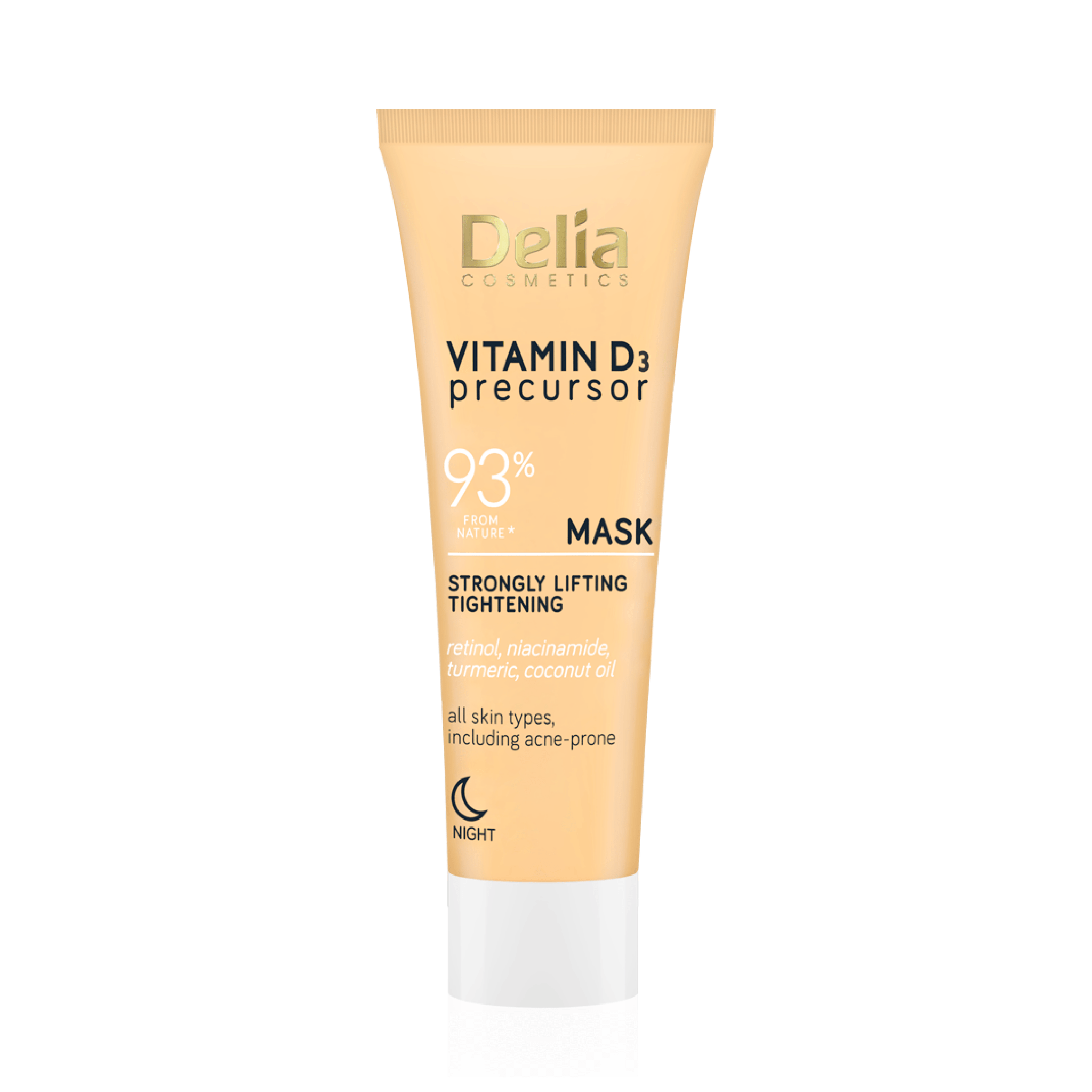 ماسك الوجه فيتامين د3 93% لشد البشرة بقوة 50 مل - Delia Cosmetics