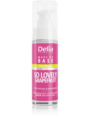 SO LOVELY برايمر مرطب و مغذي بنكهة الجريب فروت - Delia Cosmetics