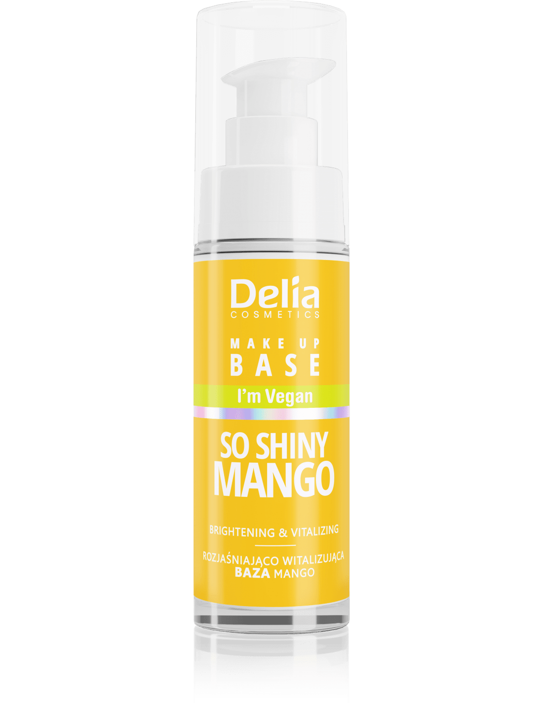 So Shiny Mango - Brightening and Vitalizing Make up Base - Delia Cosmetics
