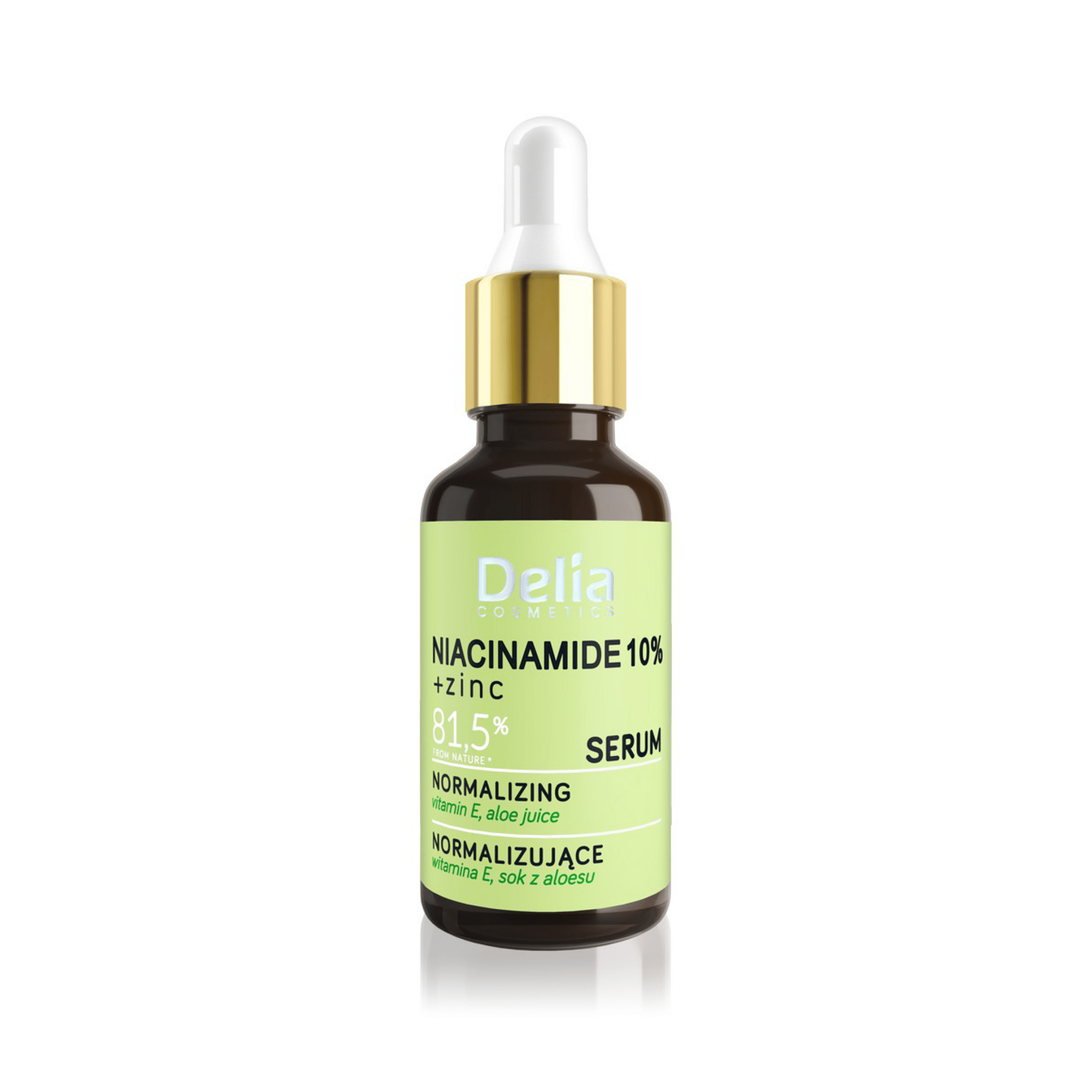 سيروم الوجه والرقبة بنياسيناميد 10% + الزنك 81.5% 30 مل - Delia Cosmetics