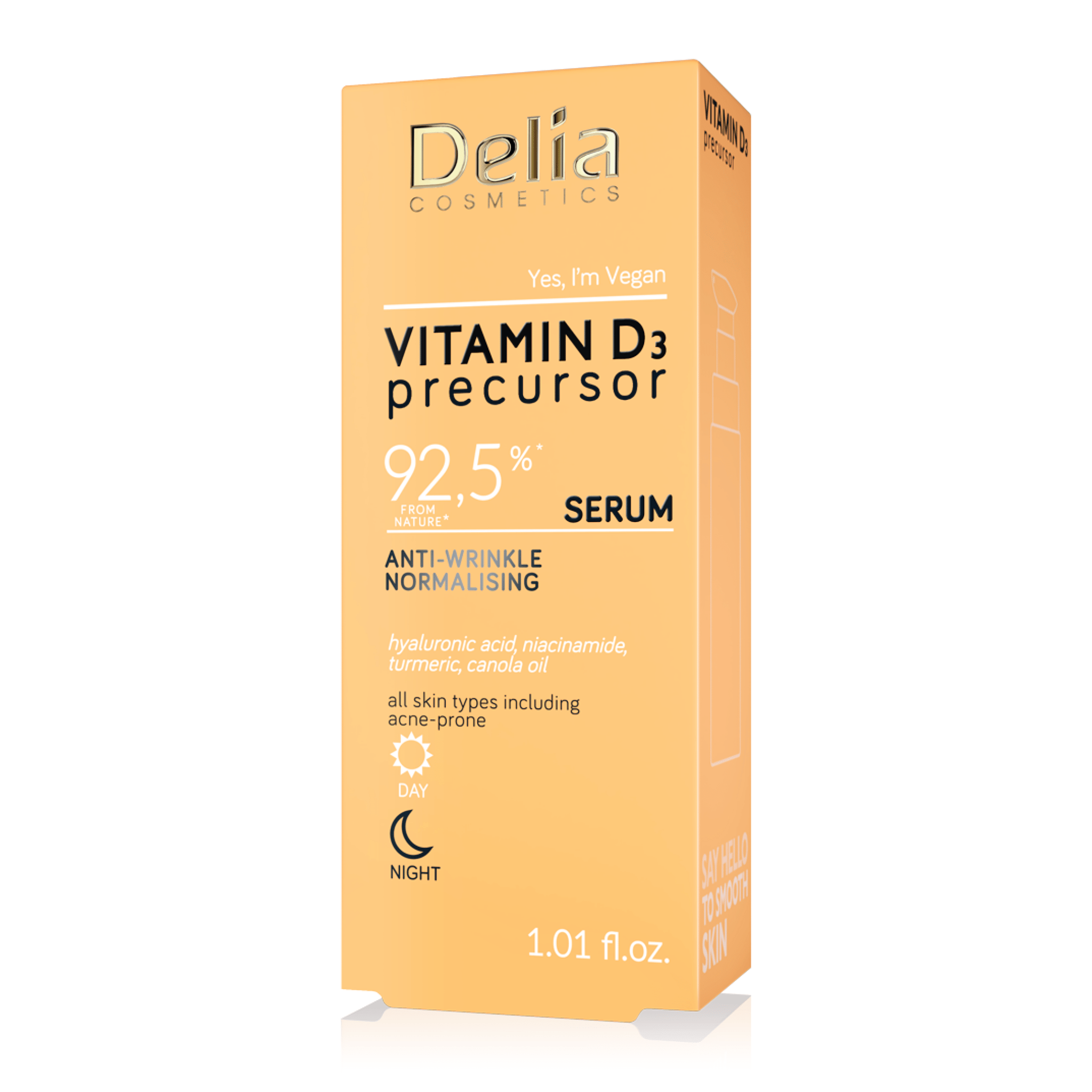 سيروم فيتامين د3 المضاد للتجاعيد 92.5% 30 مل - Delia Cosmetics
